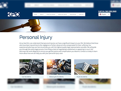 old Kerry O'Brien Personal Injury page