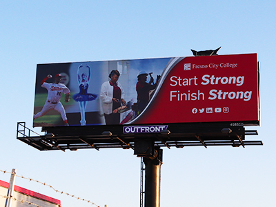 Billboard of the design